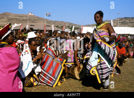 reed dance ceremony scene kwa zulu natal south africa Stock Photo ...