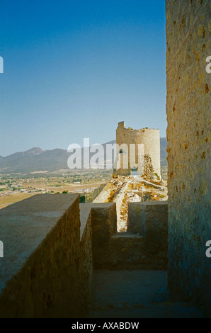 The 11th century castle at Castalla, Spain Stock Photo