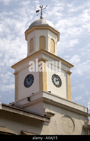 AAD73259 Bombay Clock Tower a clock with more than one dial to show the time in all directions India Stock Photo