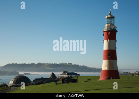 Smeatons Tower, Plymouth Hoe, Devon Stock Photo