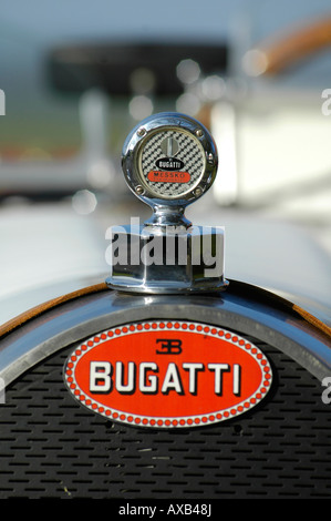 Bugatti car radiator details Stock Photo - Alamy