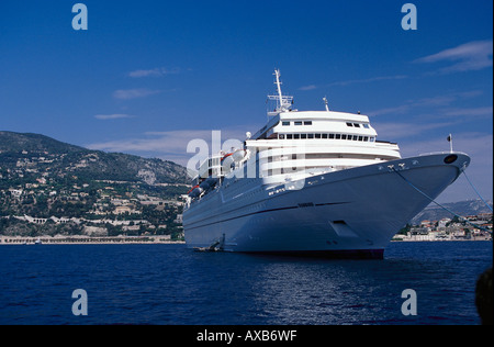 MS Sunbird Cruise ship, Villefranche, Cote d´Azur, Alpes Maritimes Provence, France Stock Photo