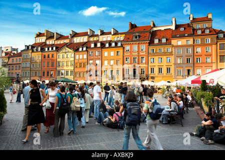 Old Town Square, Warsaw, Poland Stock Photo