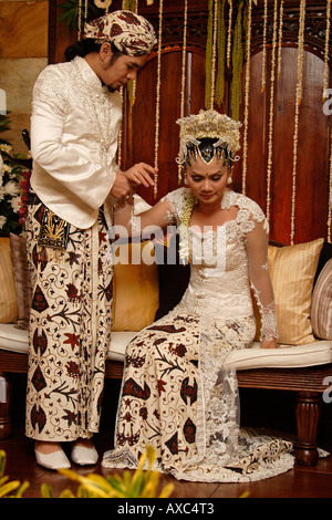 Indonesian wedding ceremony Jakarta Indonesia Stock Photo