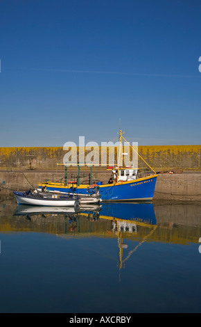 Inshore Fishing Boat, Helvick Port, Ring - Gaelic Speaking Area, County Waterford, Ireland Stock Photo