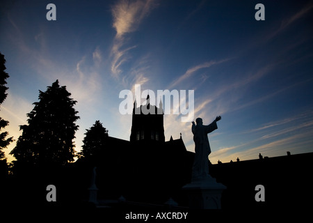 19th Century Mount Mellary Abbey in the Eastern Knockmealdown Mountains, County Waterford, Ireland Stock Photo