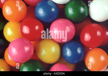 Gum Balls Close Up Stock Photo