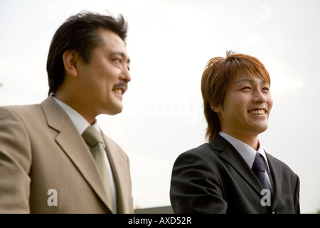 Portrait of two businessmen Stock Photo