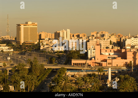 General view of the city of Tripoli Libya Stock Photo