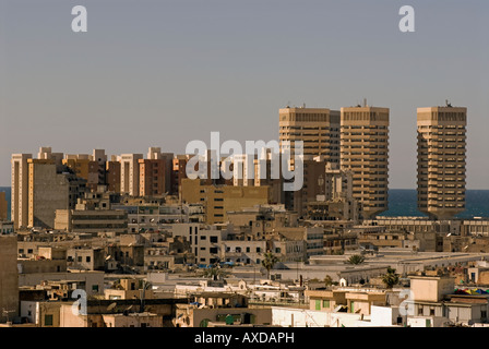 General view of the city of Tripoli Libya Stock Photo