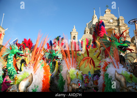 Malta Gozo carnival festival Stock Photo
