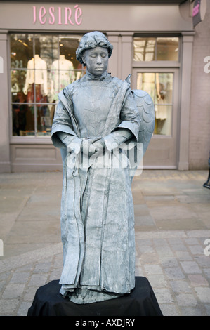 A street performer in Covent Garden Stock Photo