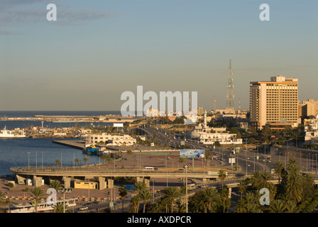 General view of the city of Tripoli, Libya. Stock Photo