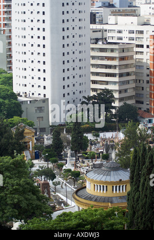 Cemetery 'Conceição' in the Center of São Paulo, Brazil Stock Photo