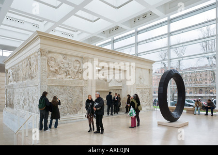 Ara Pacis Augustae (or Altar of the Augustan Peace), Historic Centre, Rome, Italy Stock Photo