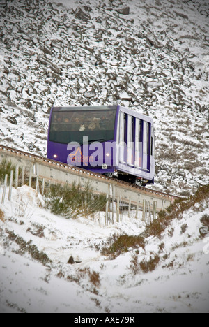 The Cairngorm Mountain Railway at Aviemore in Scotland Stock Photo