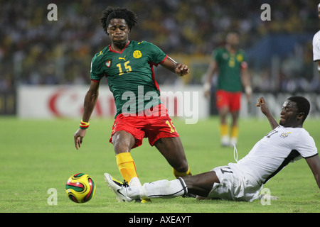 Ghana vs. Cameroon, Africa Cup of Nations 2008 Stock Photo