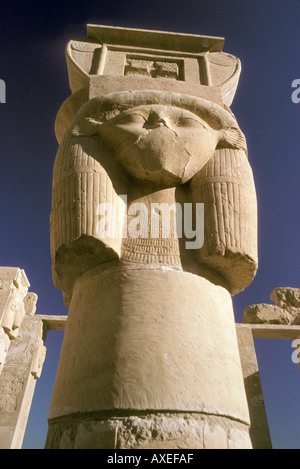 Africa Egypt Luxor Karnac Temple Stock Photo