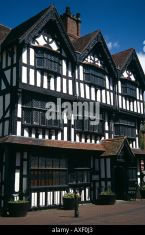 Typical Black and White House (now a Museum), Hereford, Herefordshire, England, UK Stock Photo
