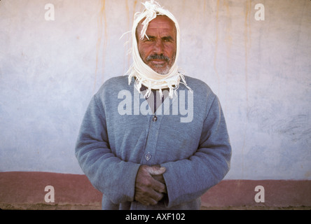 Africa Egypt Bedouin farmers Stock Photo