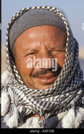 Africa Egypt Bedouin farmers Stock Photo