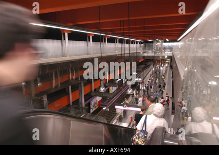 underground station Schottentor, university Stock Photo