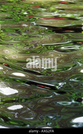 Water surface texture pattern Malaysia Stock Photo