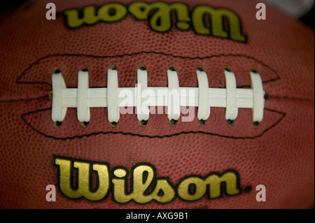 Wilson NFL football in New York City USA January 2005 Stock Photo