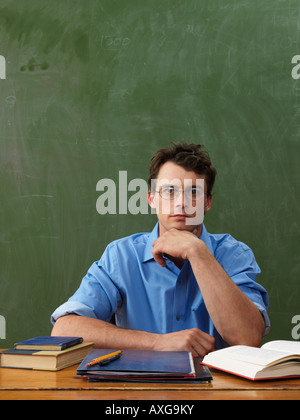 Portrait of Teacher Stock Photo