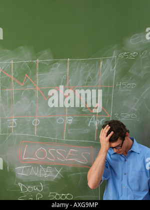 Businessman Giving Presentation Stock Photo