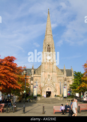 Rob Roy & Trossachs Visitor Centre in a former church at Ancaster Square in the main street of Callander near Stirling Stock Photo