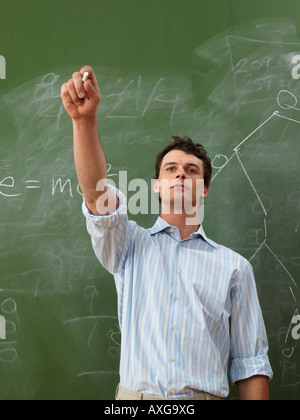 Teacher in Classroom Stock Photo