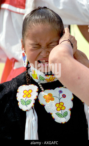 American Indian Chippewa tribal Pow Wow Port Huron M Michigan Stock Photo