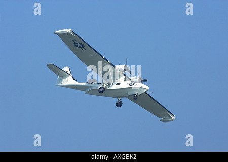 US Navy Consolidated PBY Catalina amphibious aircraft Stock Photo