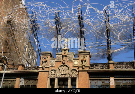 Fundacio Antoni Tapies, cultural center and museum, Barcelona, Catalonia, Spain, Europe Stock Photo