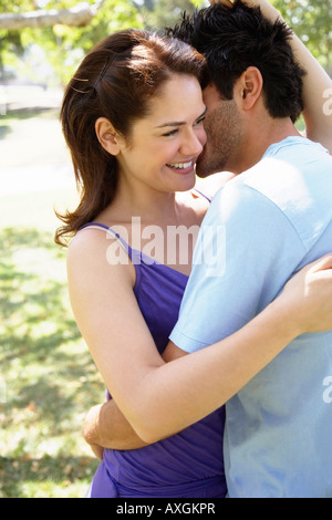 Couple Hugging Stock Photo