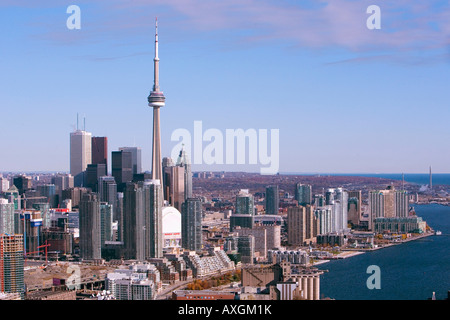 Overview of Downtown Toronto, Ontario, Canada Stock Photo