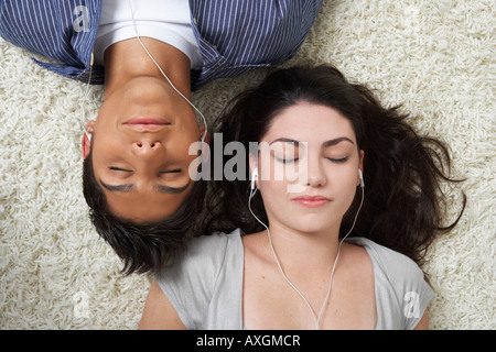 Couple Listening to Music