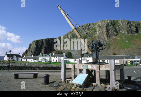 Ellenabeich on Seil Island near Oban Argyll Stock Photo