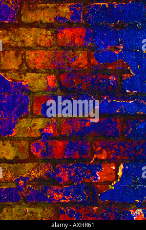 Painted Wall Stock Photo
