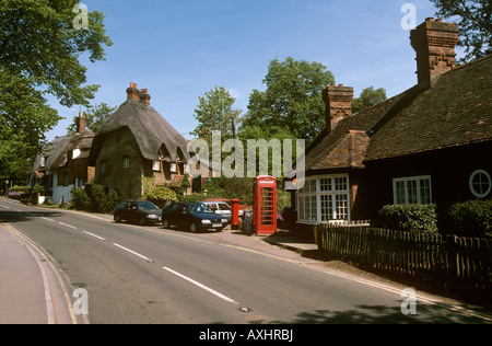 UK England Oxfordshire Clifton Hampden village centre Stock Photo