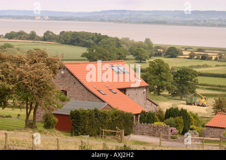 A CONVERTED BARN IN THE FOREST OF DEAN GLOUCESTERSHIRE UK Stock Photo