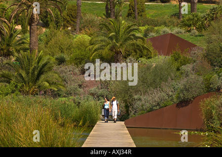 Jardi Botanic Parc de Montjuic Barcelona Catalunya Spain Stock Photo