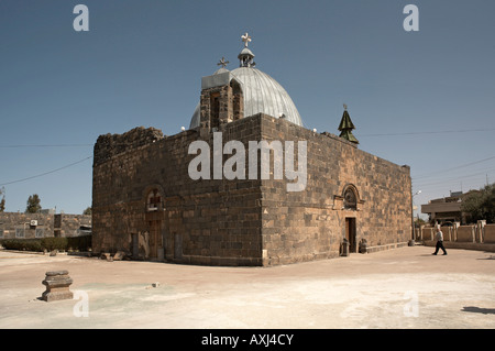 Syria Ezraa 6th century Greek orthodox church of St George Stock Photo ...