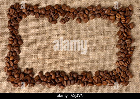 Coffee frame Stock Photo