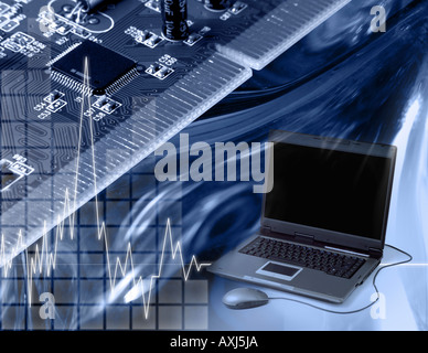 Computers Technology Electronics Stock Photo