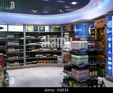 WORLD DUTY FREE SHOP STANSTED AIRPORT Stock Photo