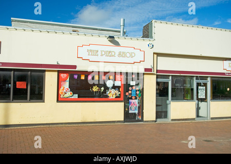 Pier shop fleetwood Stock Photo