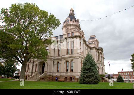 Parke County Courthouse in Rockville Indiana Stock Photo