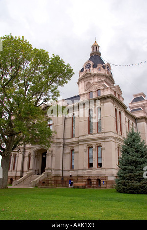 The Parke County Courthouse in Rockville Indiana Stock Photo